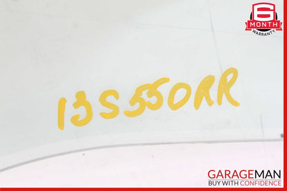 07-13 Mercedes W221 S550 S600 Rear Right Passenger Side Door Window Glass OEM