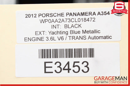 10-15 Porsche Panamera 970 Center Console Rear Left A/C AC Air Vent Trim OEM