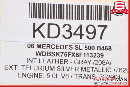 03-06 Mercedes R230 SL500 SL55 Park Parking Assist Control Module 2305452632 OEM