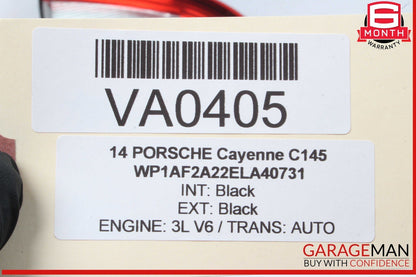 11-14 Porsche Cayenne 958 Rear Right Side Inner Tail Light Lamp OEM