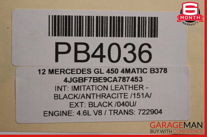 06-13 Mercedes ML550 R350 GL350 GL450 Tranny Transmission Transfer Case Gear Box