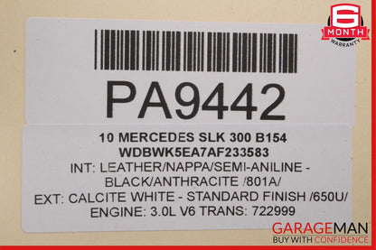 05-11 Mercedes R171 SLK280 SLK300 Front Right Interior Door Panel Cover OEM