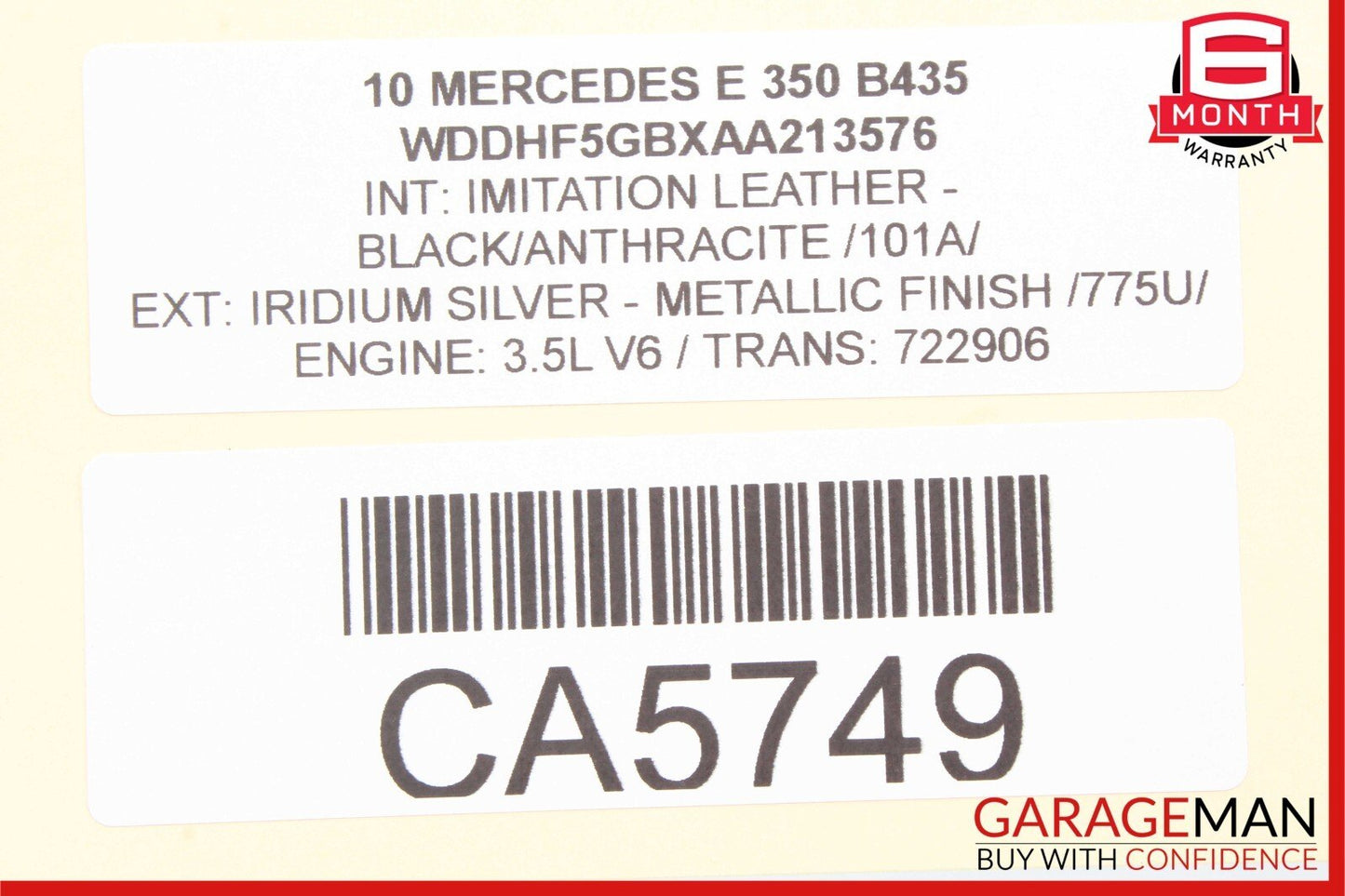 08-16 Mercedes C350 E550 C250 Front Right Side Door Window Regulator Motor Unit