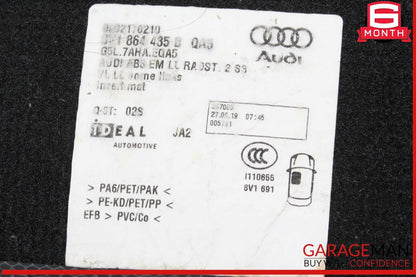 17-20 Audi S3 A3 Front & Rear Floor Mat Carpet Carpets Black Set of 4 OEM