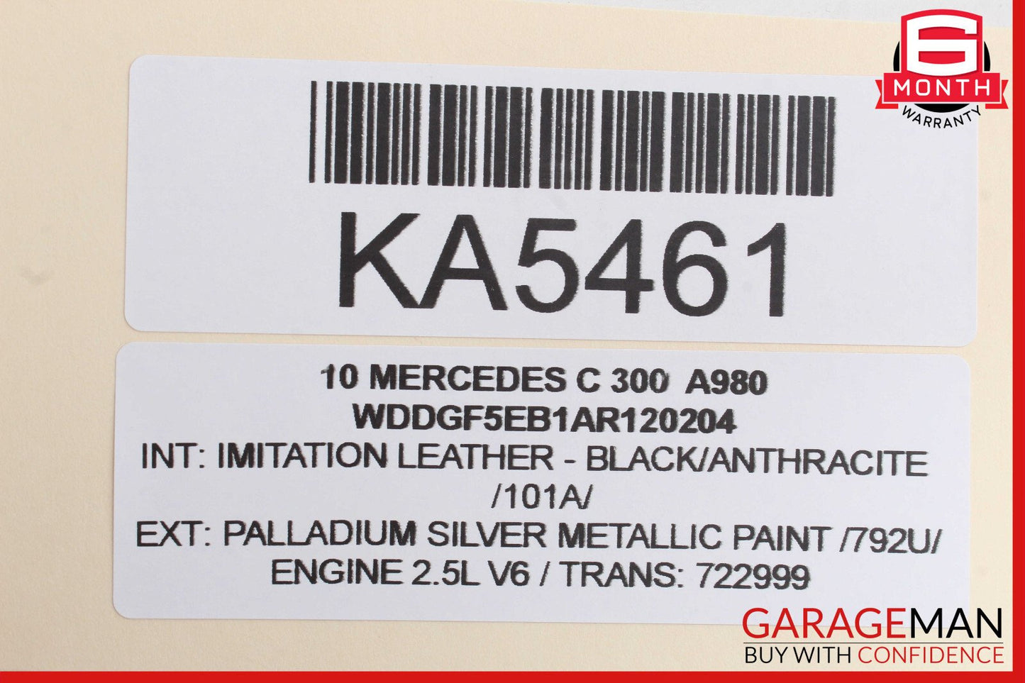 08-11 Mercedes W204 C300 C250 Front Left Driver Side Exterior Door Handle OEM