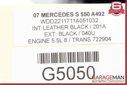 07-13 Mercedes W221 S550 CL600 Electric Power Supply Control Fuse Box Module