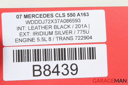 06-11 Mercedes W219 CLS550 Center Dash Climate Control Trim Bezel Panel Assembly