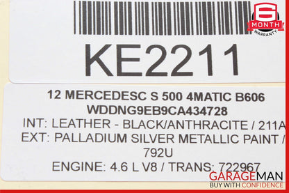 10-13 Mercedes W221 S550 S400 Rear Right Side Window Regulator Switch OEM