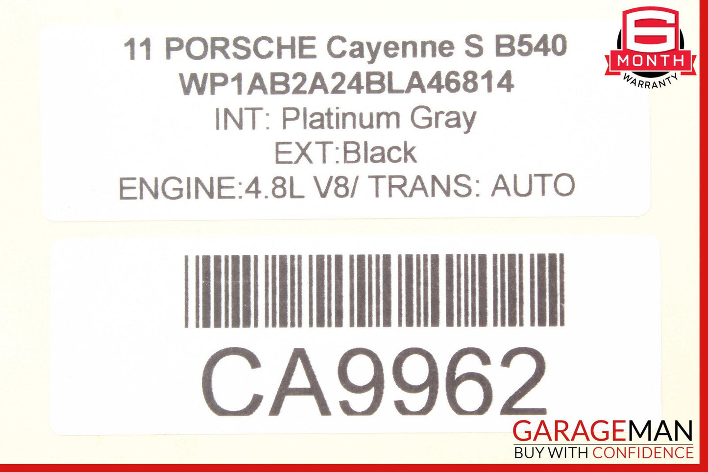 11-17 Porsche Cayenne 958 Rear Right / Left Suspension Upper Forward Control Arm