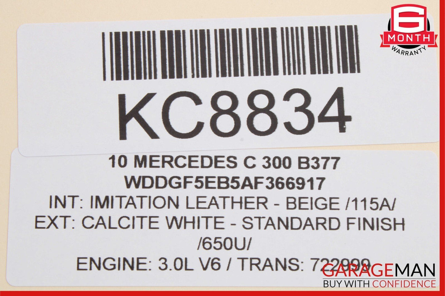 08-14 Mercedes W204 C250 C300 Rear Right Side Door Lock Latch Actuator OEM
