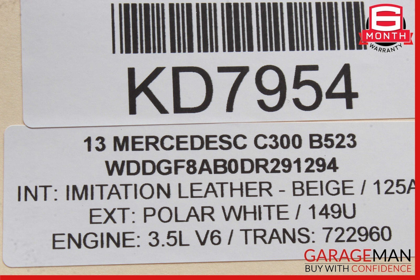 08-18 Mercedes W204 C300 SLK250 C250 Front Left Side Seat Control Module Unit