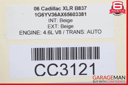 04-09 Cadillac XLR 4.6L V8 Front Engine Sub Frame Subframe Crossmember OEM