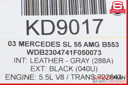03-12 Mercedes R230 SL500 SL55 AMG Front Right Side Door Lock Latch Actuator OEM