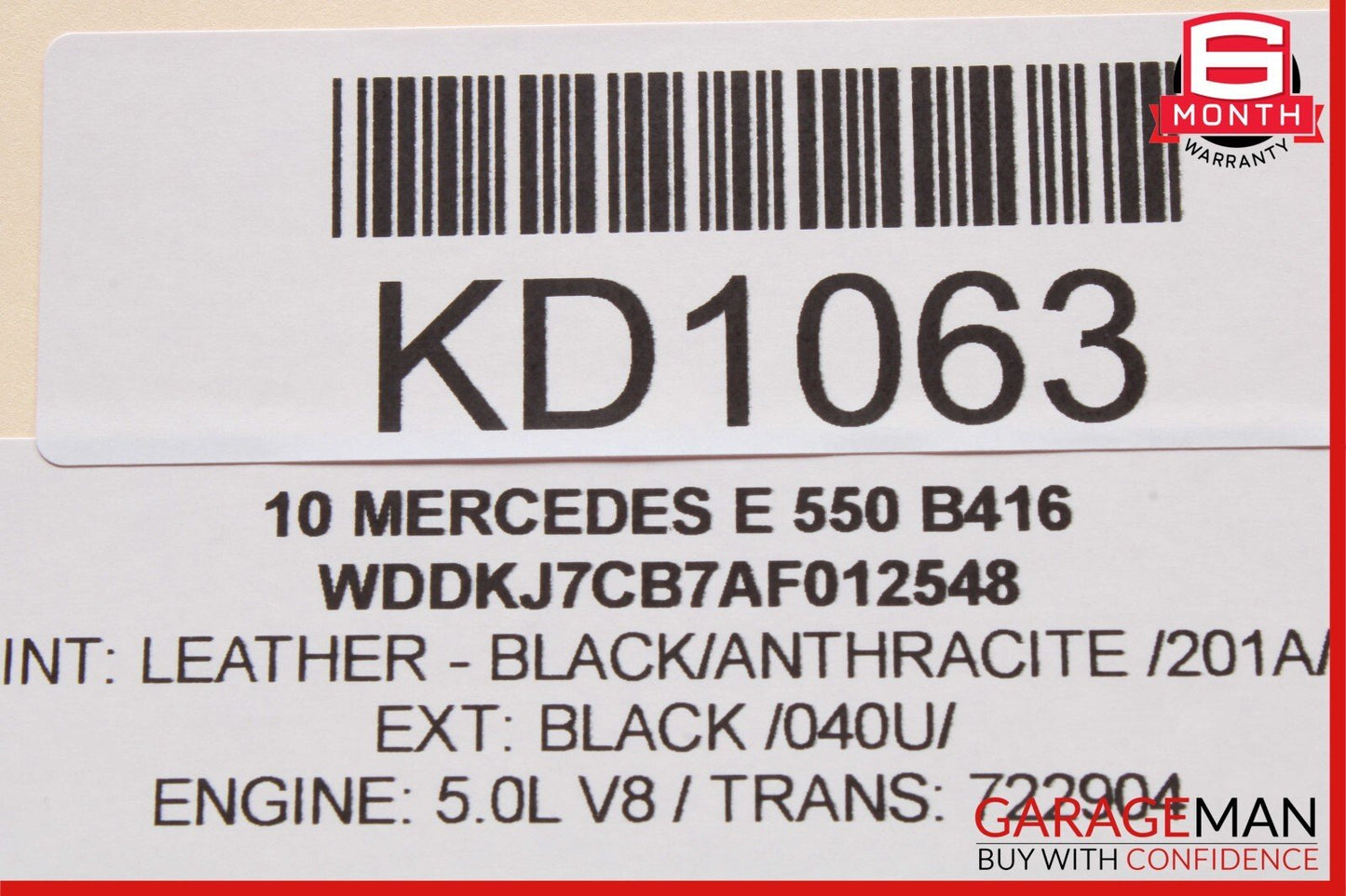 10-13 Mercedes W212 E350 E550 Front Left Driver Side Bumper Fog Light Lamp