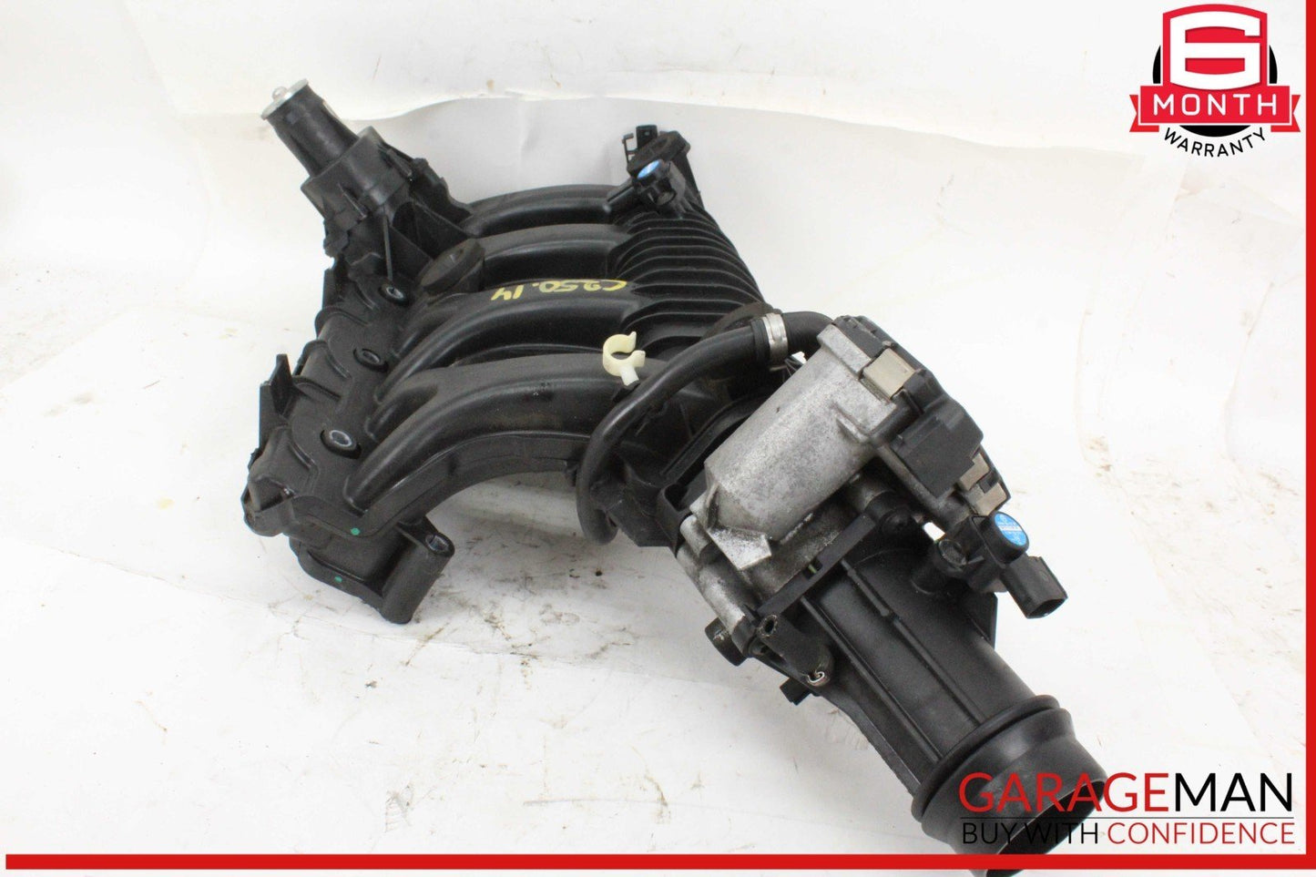 10-16 Mercedes W204 C250 Intake Manifold Assembly w/ Valve Motor & Throttle Body