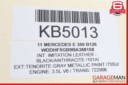 10-16 Mercedes W212 E350 Front Left Side Door Panel Tweeter Speaker Cover OEM