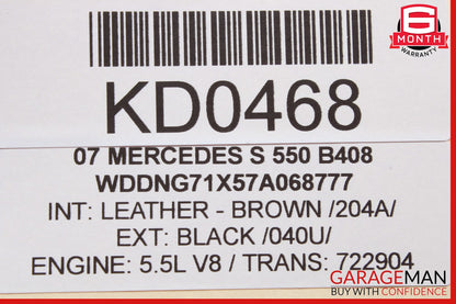 07-14 Mercedes W221 S550 CL550 Front Right Side Seat Control Switch OEM
