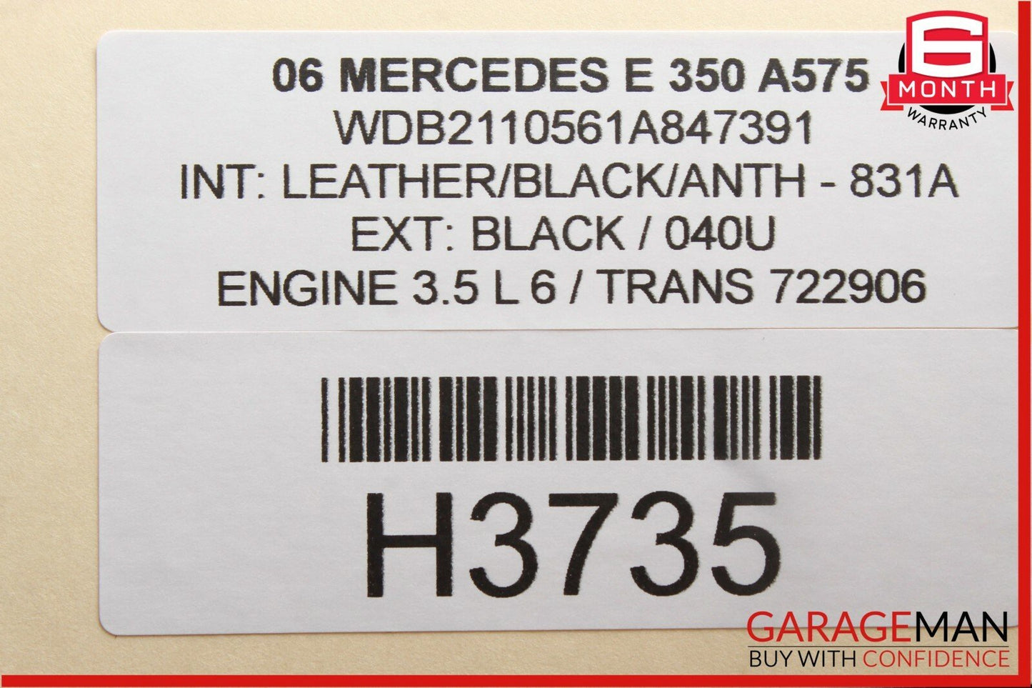 03-11 Mercedes E350 CLS550 ML350 Front Left Side Under Seat Control Module