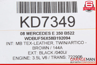 03-09 Mercedes W211 E350 E500 E550 Front Right Door Window Regulator Motor