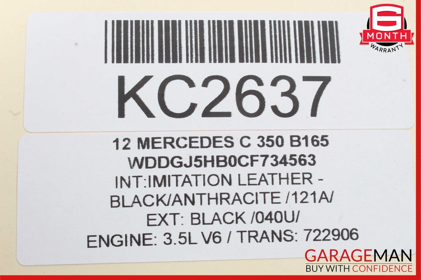 08-14 Mercedes W204 C350 Front Right Side RWD Suspension Upper Control Arm