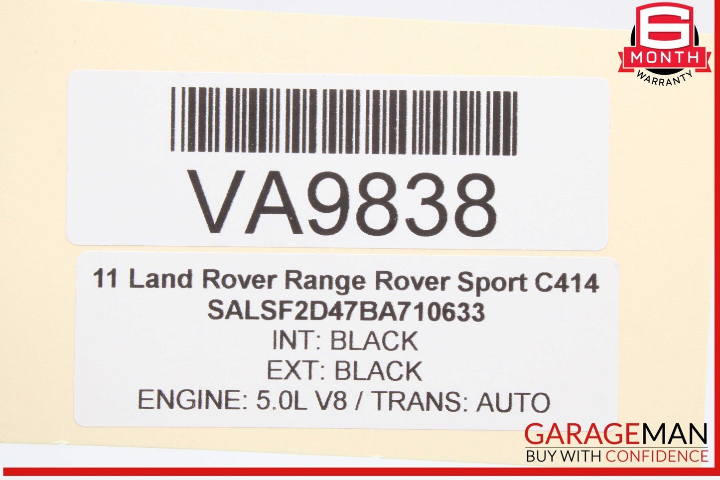 10-13 Land Rover Range Rover Sport 5.0L Engine Control Module Unit ECU ECM OEM
