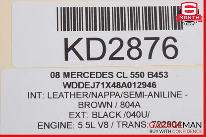 07-14 Mercedes W216 CL550 S550 Rear Left Wheel Carrier Spindle Knuckle Hub OEM