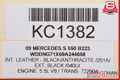 07-13 Mercedes S600 S550 S63 AMG Rear Left Side Door Window Regulator Motor Unit