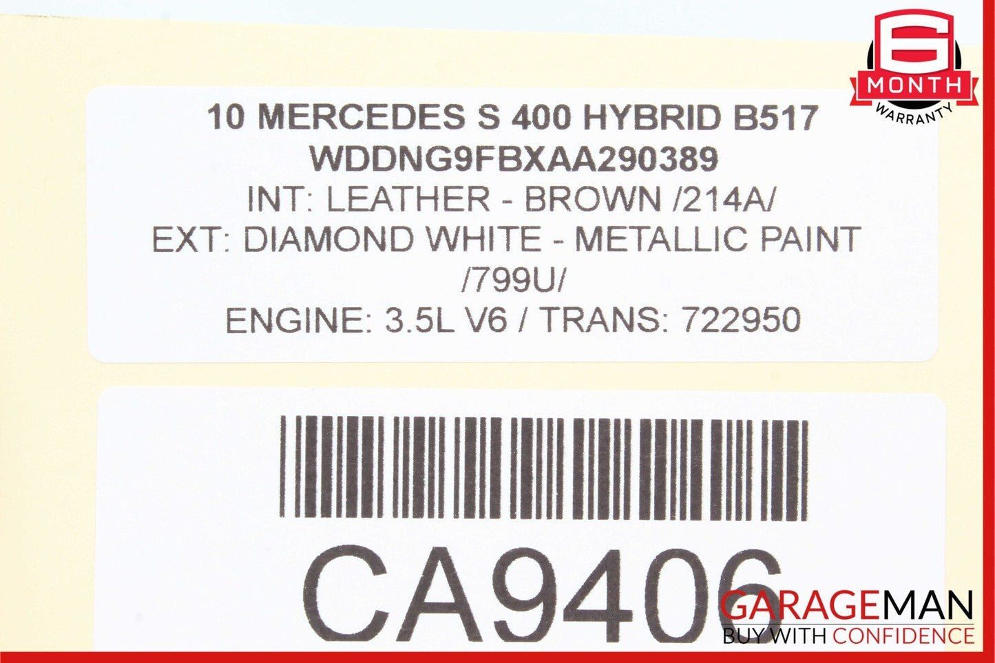 07-13 Mercedes W221 S400 S550 S600 Rear Left or Right Window Control Switch OEM