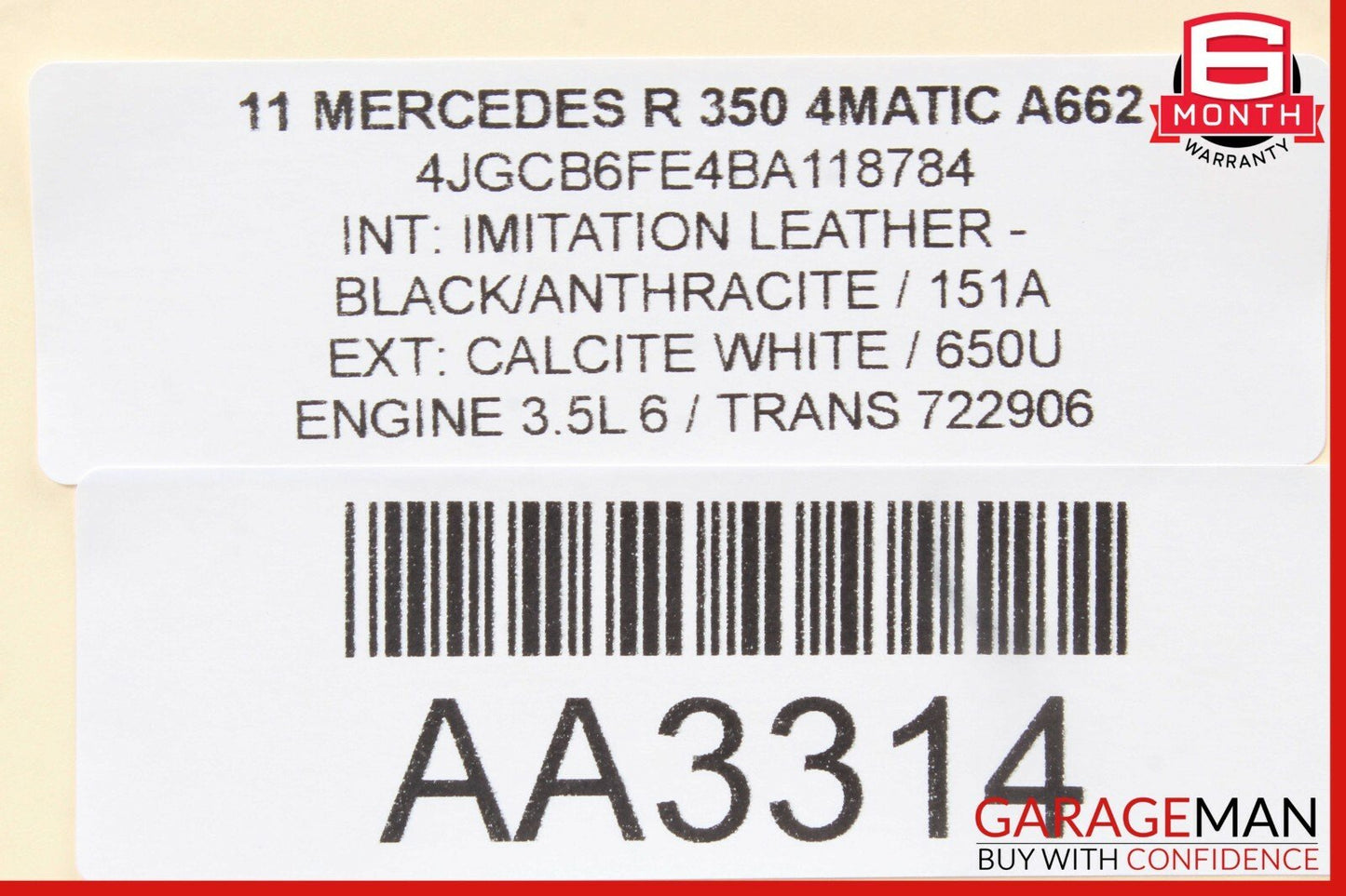06-13 Mercedes W251 R350 ML350 GL450 Panoramic Sunroof Sun Roof Motor Unit