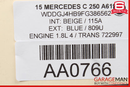08-15 Mercedes W204 C250 Front Left Driver Side Door Window Regulator Motor OEM