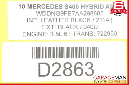 10-13 Mercedes W221 S550 S600 S63 Front Left Door Control Module 2219000801 OEM