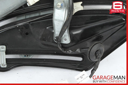 10-16 Mercedes W207 E350 Rear Right Window Regulator Motor Plate Frame Assy