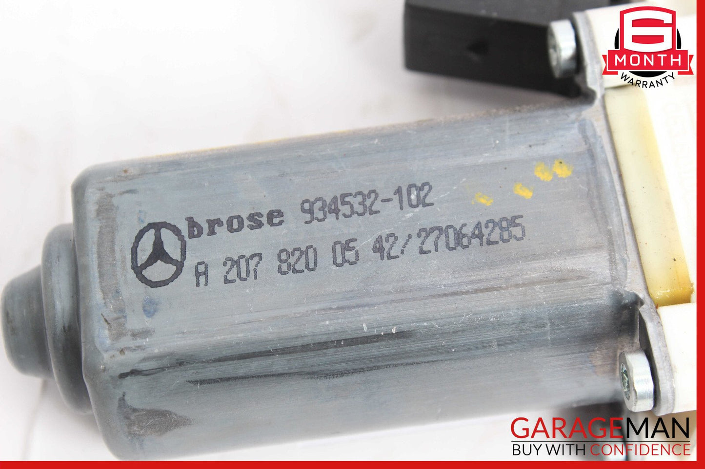 10-20 Mercedes R172 SLK250 Front Left Window Regulator Motor 2078200542 OEM