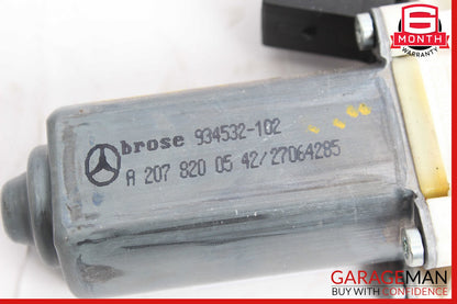 10-20 Mercedes R172 SLK250 Front Left Window Regulator Motor 2078200542 OEM