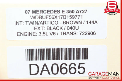 03-09 Mercedes W211 E350 E500 E63 AMG Front Left Side Door Controller Module