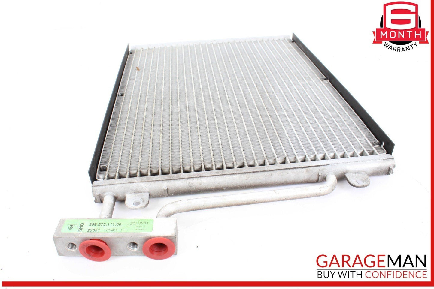 97-04 Porsche Boxster S 986 Left Side Engine Motor Radiator AC A/C Air Condenser
