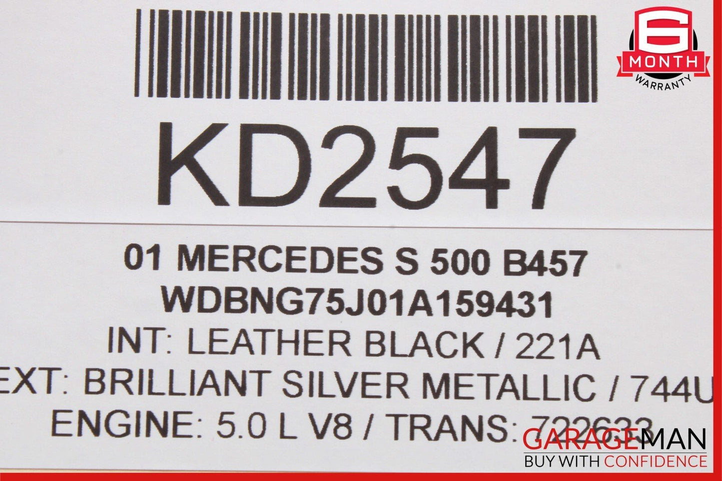 00-06 Mercedes W220 S500 CL500 CL600 PDC Parktronic Distance Control Module OEM
