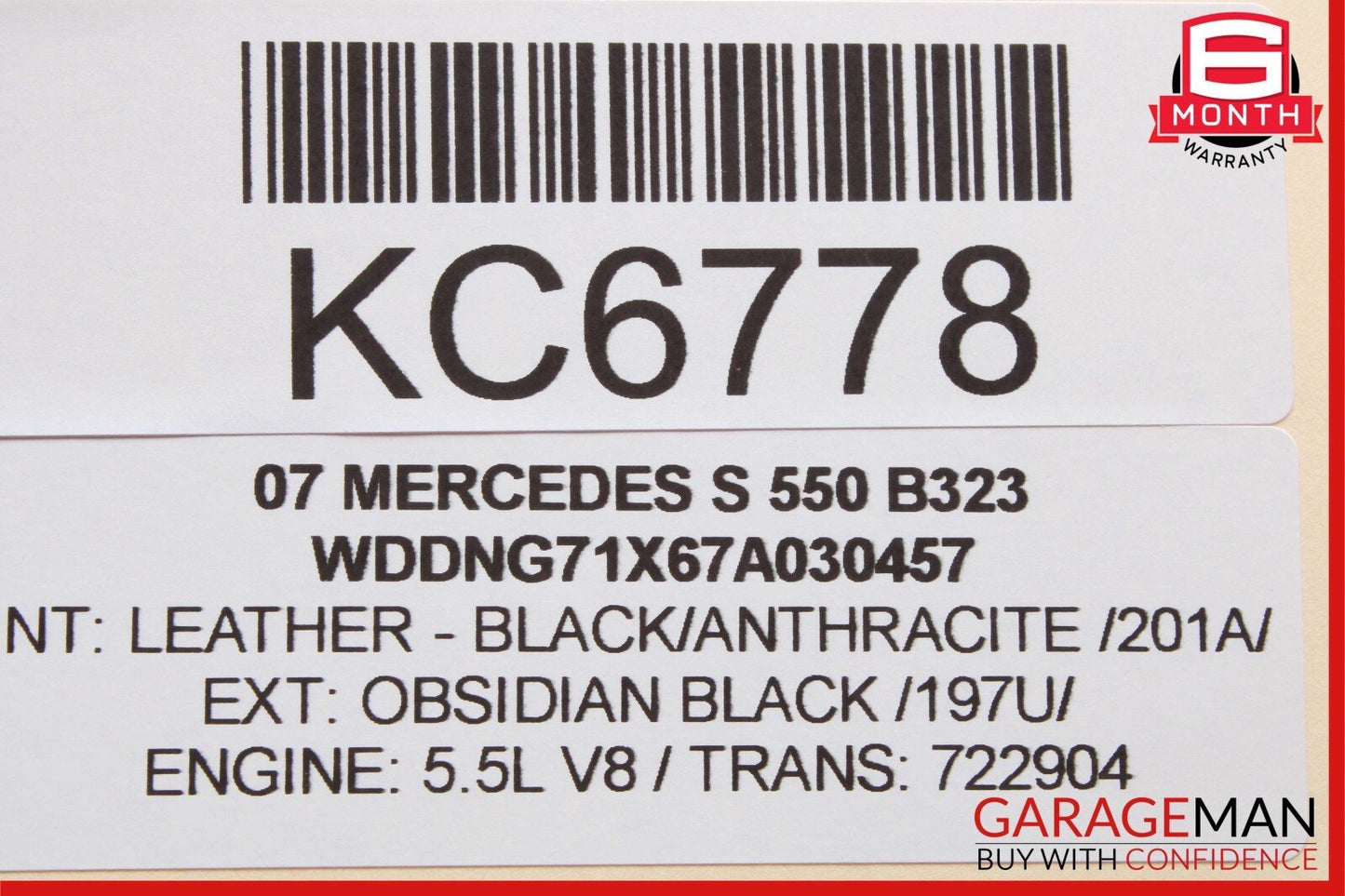 07-13 Mercedes W221 S550 S400 Front Right Side Exterior Door Handle Black OEM