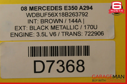 06-11 Mercedes W211 E350 Rear Right Door Control Module 2118703285 OEM