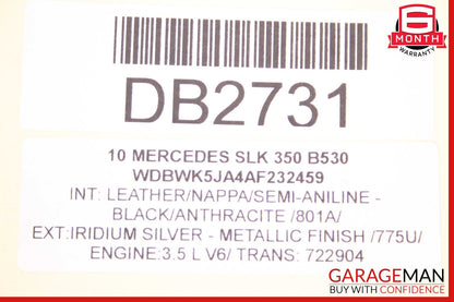 09-11 Mercedes R171 SLK350 Engine Cooling Radiator AC A/C Air Condenser OEM