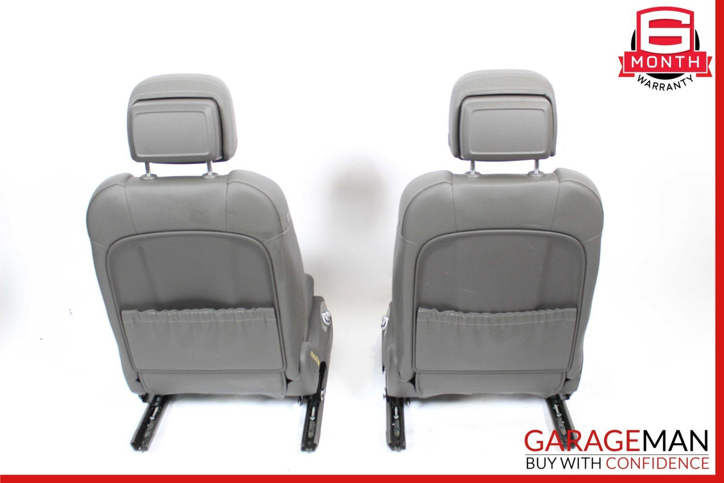15-18 Porsche Macan Front Right & Left Complete Seat Set of 2 Pc Grey OEM