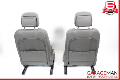 15-18 Porsche Macan Front Right & Left Complete Seat Set of 2 Pc Grey OEM
