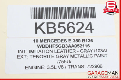 10-11 Mercedes W212 E350 E550 Rear SAM Module Fuse Box Relay Assembly