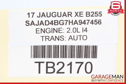 17-19 Jaguar XE 2.0L Dashboard Comparment Glove Box Black GX730060T10AC OEM