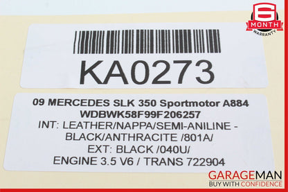 05-11 Mercedes R171 SLK280 SLK350 Front Left Side Exterior Door Handle OEM
