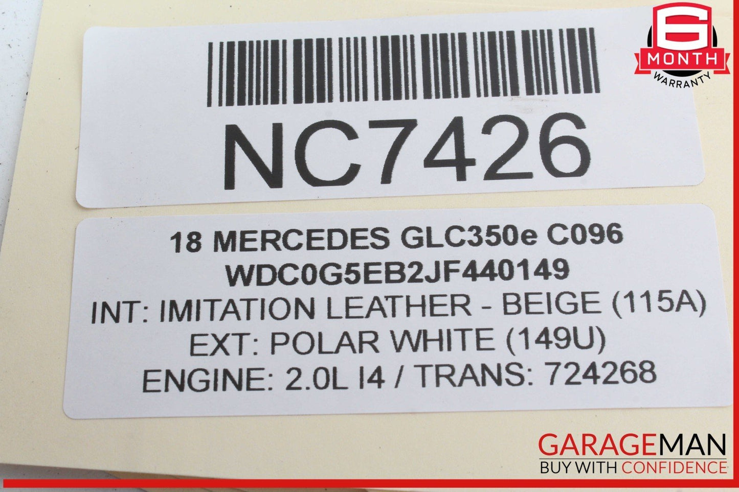 18-20 Mercedes X253 GLC350e Hybrid Battery High Voltage Cable 2535404304 OEM
