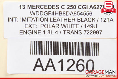 12-14 Mercedes W204 C250 CLS500 Sirius Satellite Radio Receiver Control Module