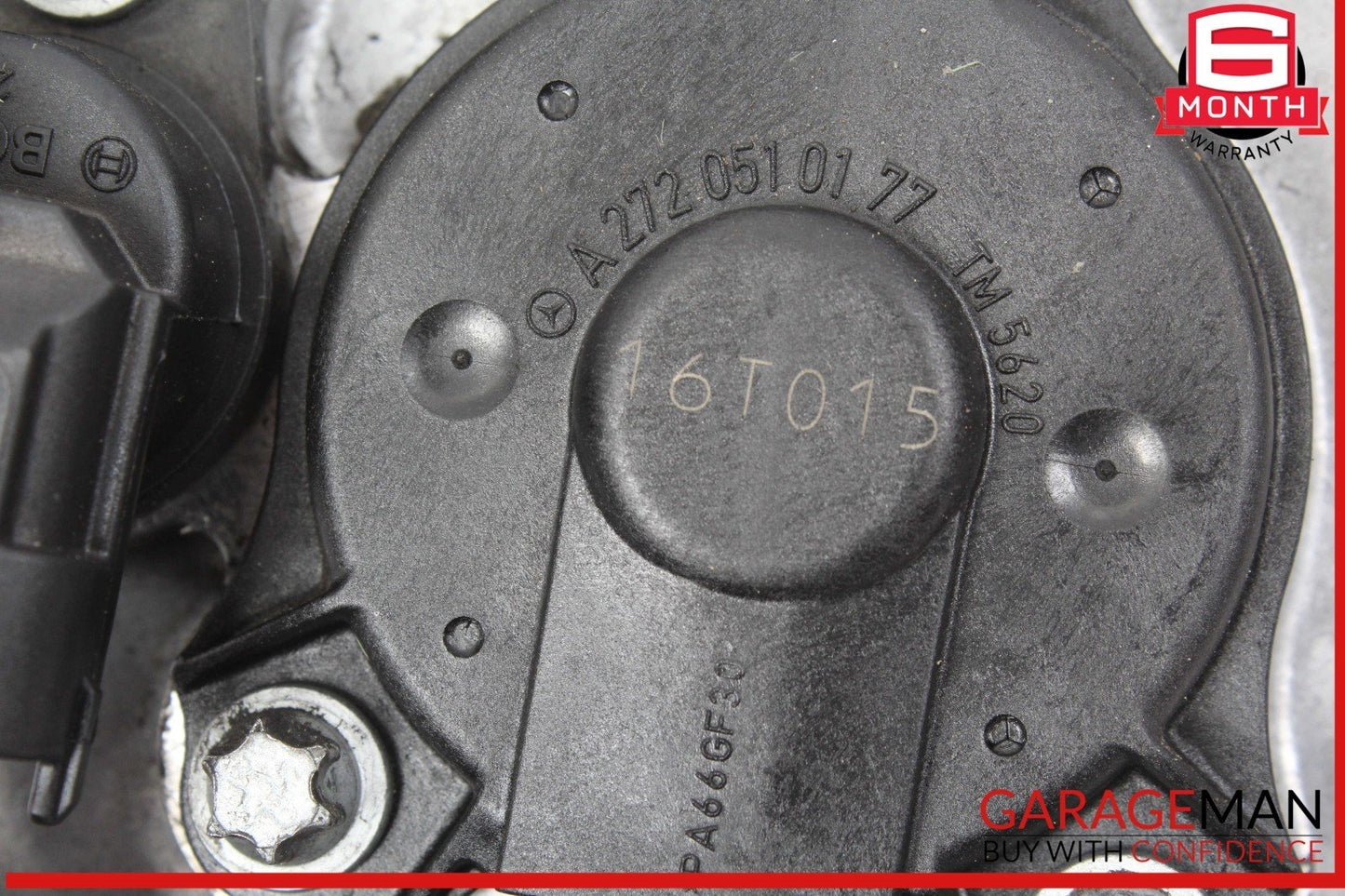 05-13 Mercedes W164 ML350 E350 Front Right Engine Timing Chain Cover Plate OEM