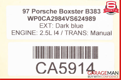 97-04 Porsche Boxster 986 Engine Cooling Radiator Fan Motor Shroud Assy