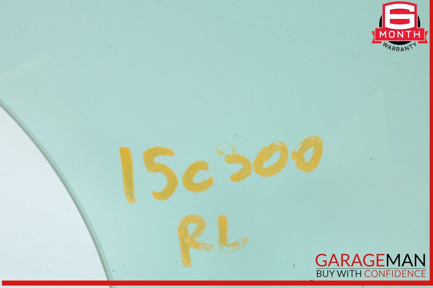 15-21 Mercedes W205 C300 C400 Rear Left Driver Side Door Window Glass OEM